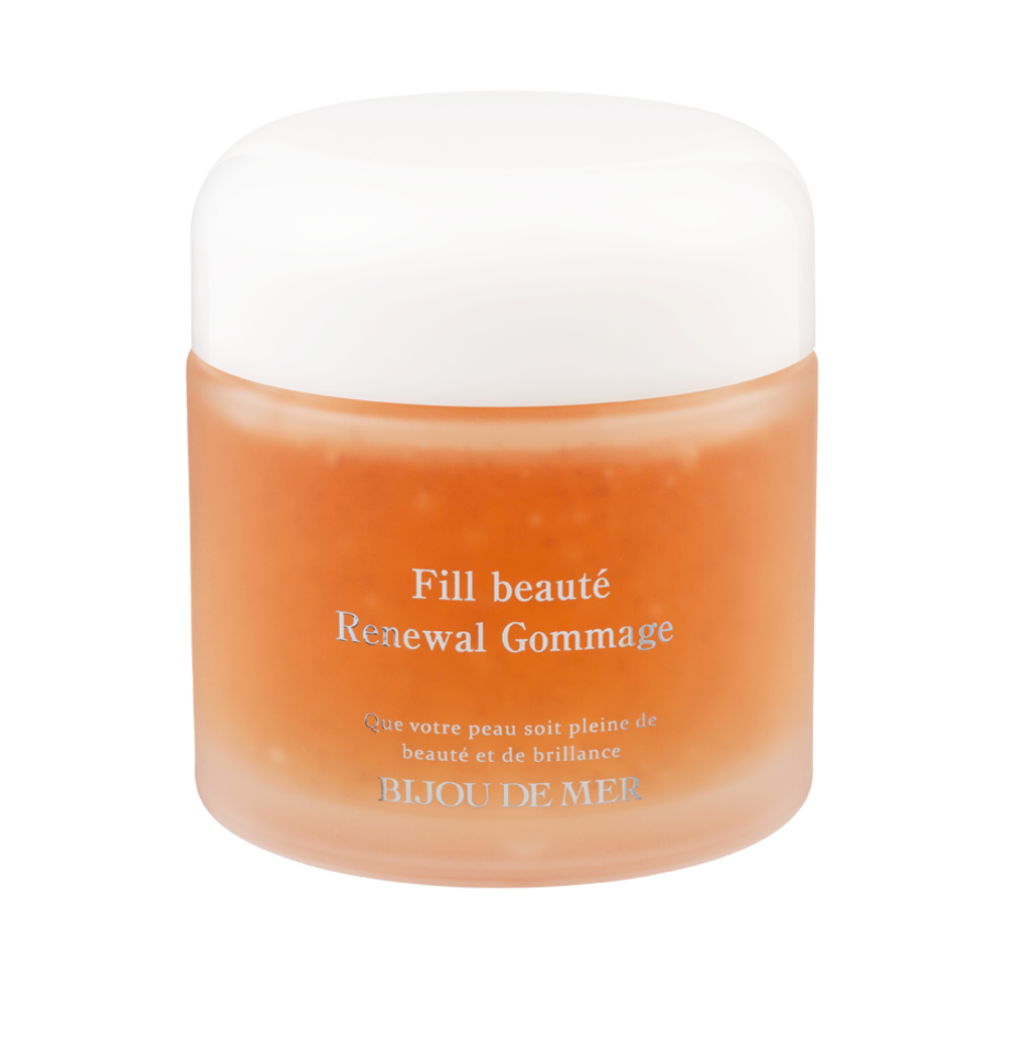Натуральный мягкий скраб-гоммаж RECORESERUM BIJOU DE MER Fill Beaute Renewal Gommage 