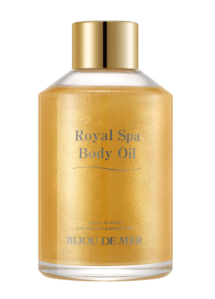 Сияющее антицеллюлитное масло для тела RECORESERUM BIJOU DE MER ROYALSPA Golden Body Oil 