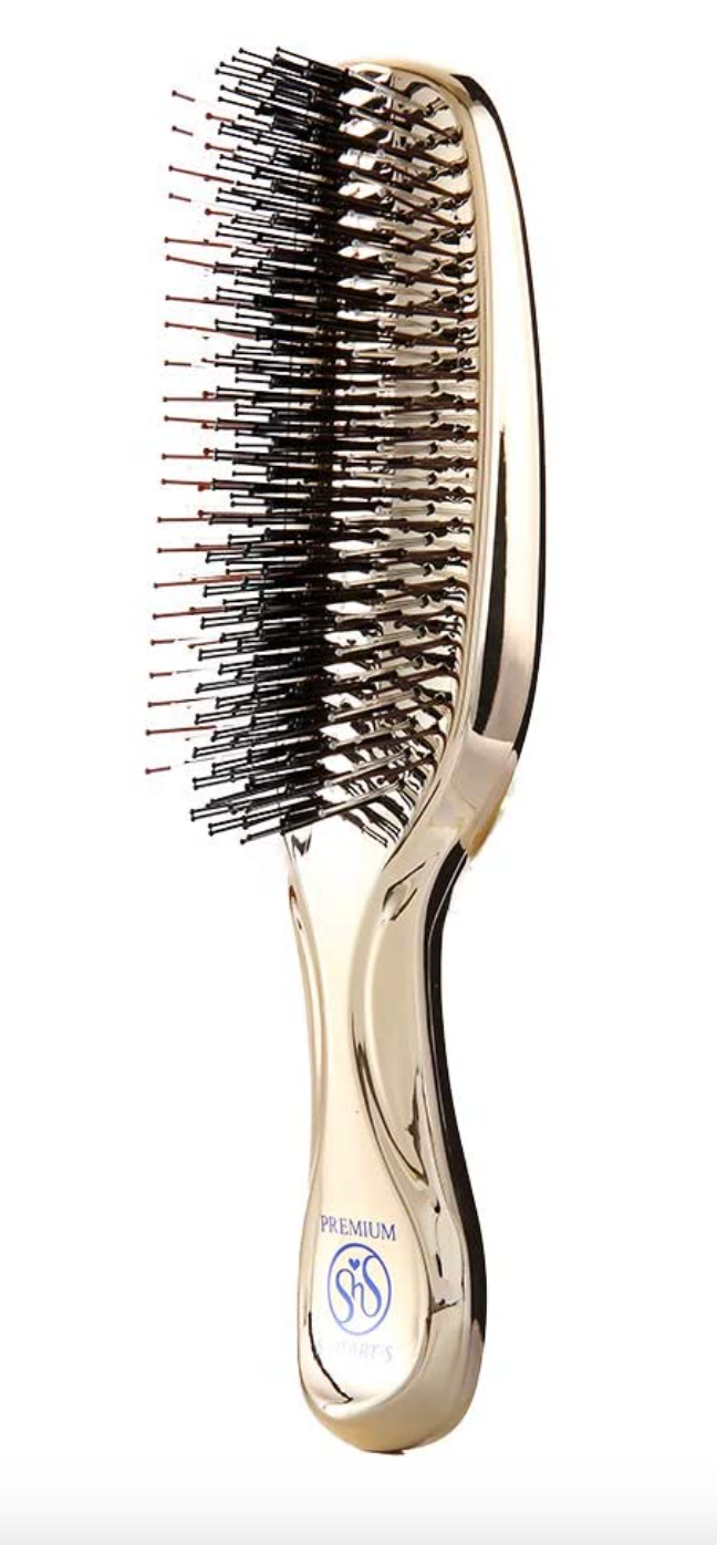 Премиальная расческа для волос и кожи головы S Heart S Scalp Brush World Premium Gold Long (жёлтое золото)
