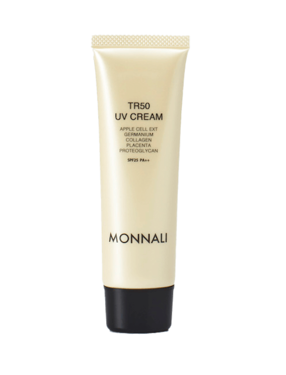 Солнцезащитный и омолаживающий крем SPF25 PA++ MONNALI TR50 UV