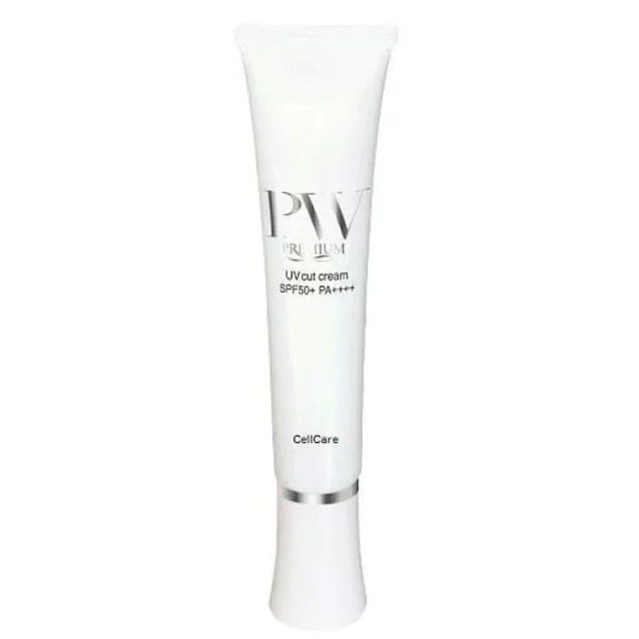 Отбеливающий солнцезащитный крем линии Amenity PW SPF50 